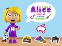 Jeu mobile World of alice   shapes of musical instruments