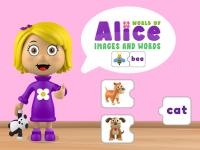 Jeu mobile World of alice   images and words
