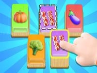 Jeu mobile Food card sort
