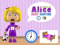 Jeu mobile World of alice   daily routine