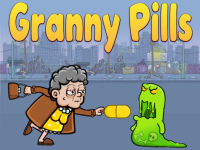Jeu mobile Granny pills: defend cactuses