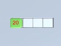 Jeu mobile Number box swipe