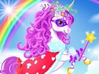 Jeu mobile Baby unicorn dress up