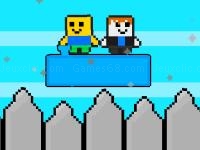 Jeu mobile Noob vs bacon jumping