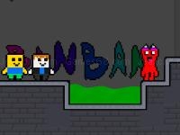 Jeu mobile Nooblox vs garten 2 player