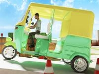 Tuk tuk rikshaw parking