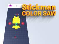 Jeu mobile Stickman color saw