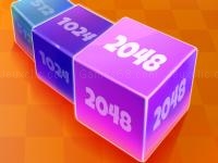 Jeu mobile Cube arena  2048  merge numbers