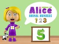 Jeu mobile World of alice   animal numbers