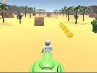 Jeu mobile 3d desert parkour