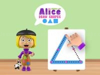 Jeu mobile World of alice   draw shapes
