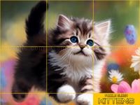 Jeu mobile Puzzle sliding   kittens