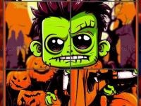 Jeu mobile Franky &amp; vampire halloween puzzle
