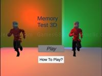 Jeu mobile Memory test 3d