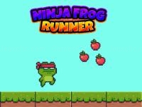 Jeu mobile Ninja frog runner