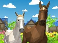 Jeu mobile Horse family animal simulator 3d