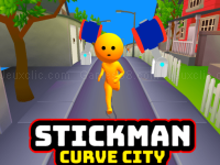 Jeu mobile Stickman curve city