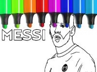 Jeu mobile Messi coloring pages