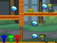 Jeu mobile Stickman bros vs zombies