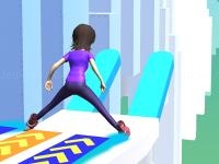 Jeu mobile Untwist sky roller: roller skate