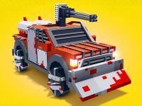 Jeu mobile Zombie derby: blocky roads