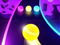 Jeu mobile Dancing road: color ball run!