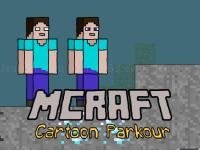 Jeu mobile Mcraft cartoon parkour