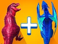Jeu mobile Dinosaur merge master battle