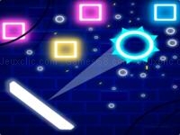 Brick breaker neon