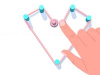 Jeu mobile Color rope puzzle arcade