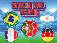 Jeu mobile World cup score