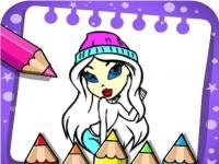 Jeu mobile Easy bratz coloring