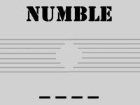 Jeu mobile Numble-web