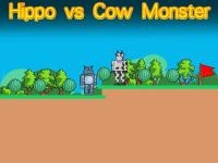 Jeu mobile Hippo vs cow monster