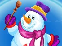 Jeu mobile Snowman dress up