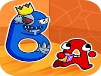Jeu mobile Rainbow but it’s alphabet lore run