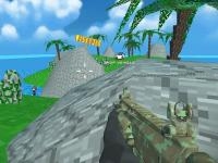 Jeu mobile Blocky combat swat desert storm zombie