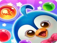 Jeu mobile Penguin bubble shoot winter