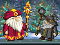 Jeu mobile Wizard santa jump