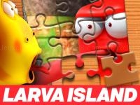 Jeu mobile Larva island jigsaw puzzle