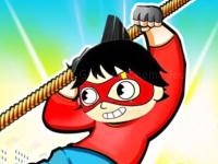 Jeu mobile Zipline rescue adventure game
