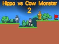 Jeu mobile Hippo vs cow monster 2