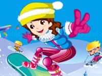 Jeu mobile Snowboarder girl