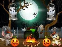 Halloween twin ghosts rescue