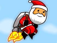 Jeu mobile Santa jetpack
