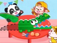 Jeu mobile Baby panda animal puzzle