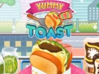 Jeu mobile Yummy toast - cooking game