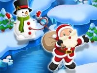 Jeu mobile Santa snowman jump