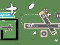 Jeu mobile X-plane flight sim simulator