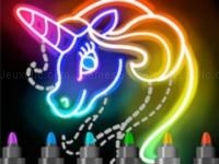 Jeu mobile Learn to draw glow cartoon